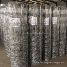 galvanized high tensile wire mesh for grassland/cattle fence